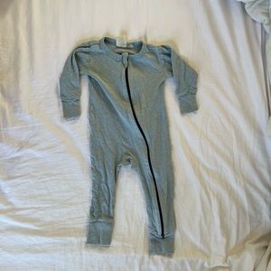 Blue onesie PJs with zipper